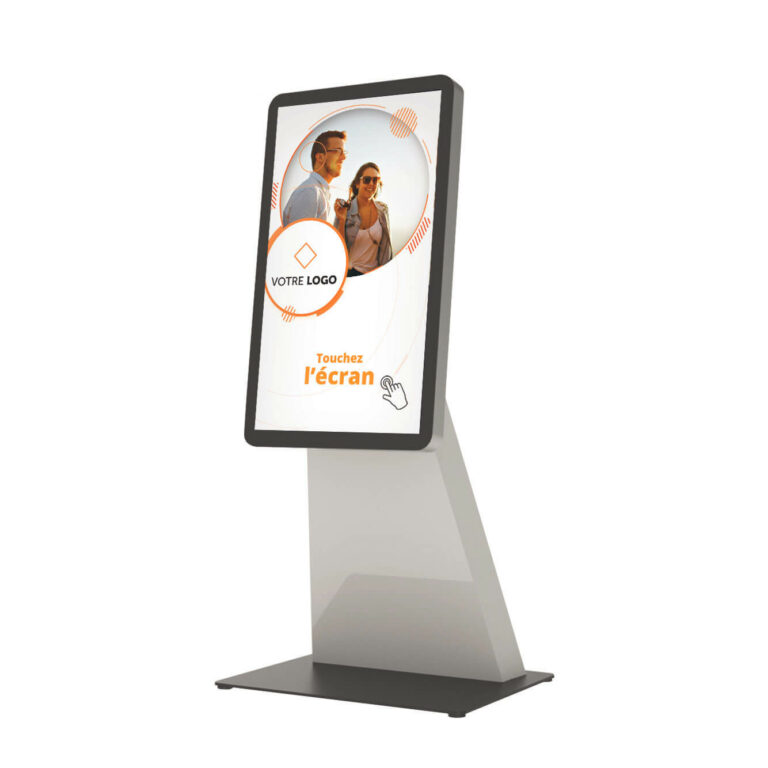 totem d'affichage dynamique - totem extérieur wawacom