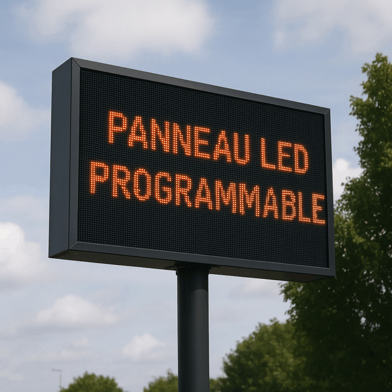 panneau d'affichage led programmable extérieur - wawacom normandie