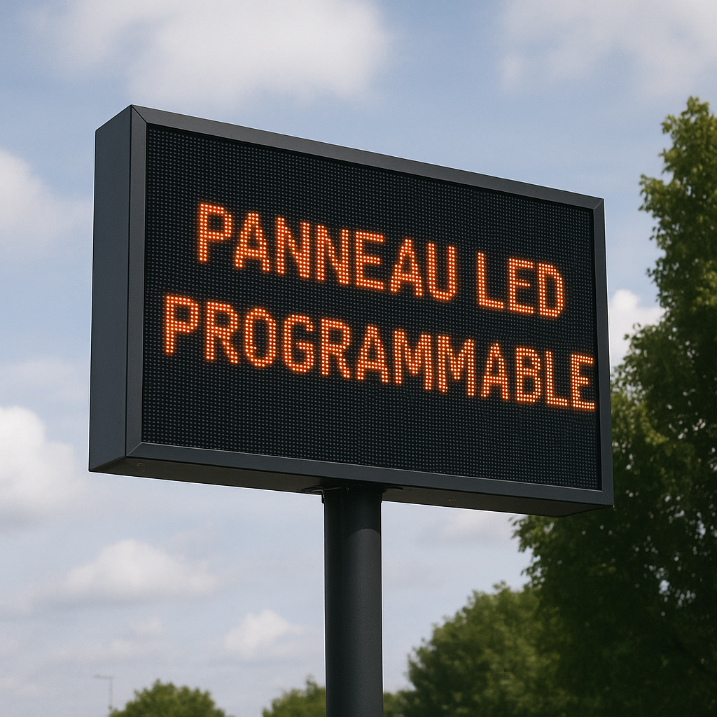 panneau d'affichage led programmable extérieur - wawacom normandie