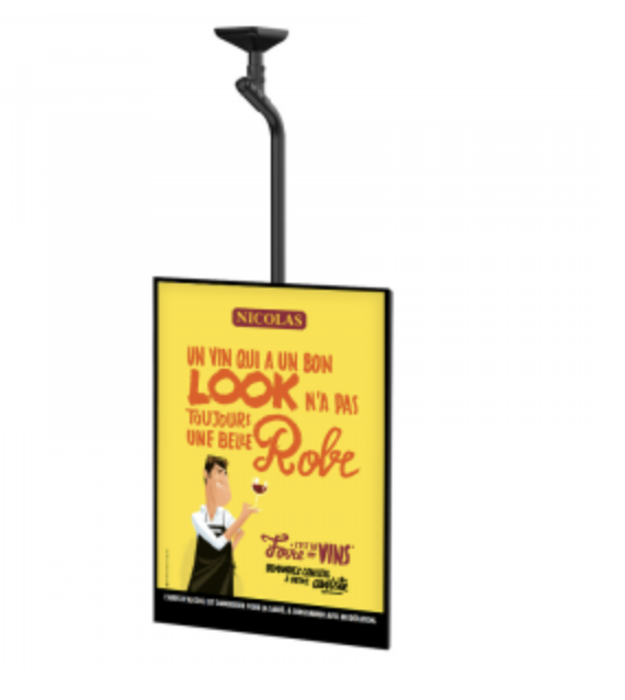 Écran vitrine Caen normandie - wawacom