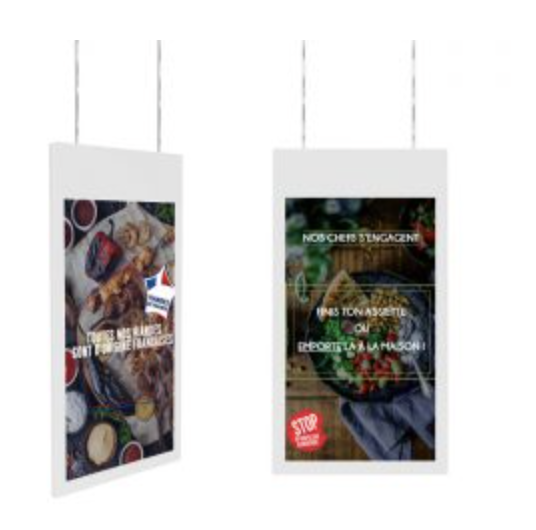 Écran vitrine Caen normandie - wawacom