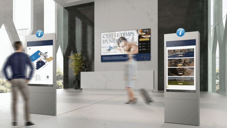 logiciel de gestion d'affichage compatible avec pms hotel - wawacom normandie