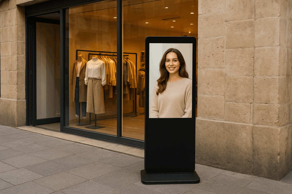 location de totem vidéo dans le calvados en normandie wawacom