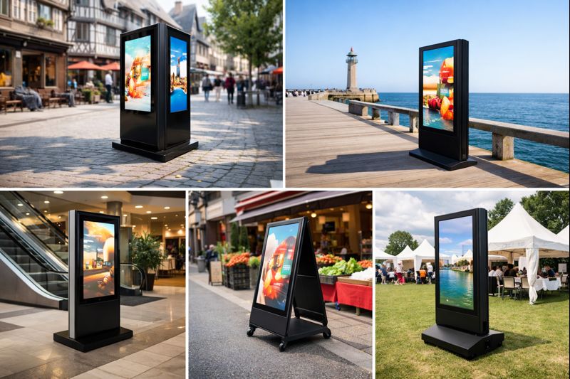 chevalet numérique double face calvados manche wawacom