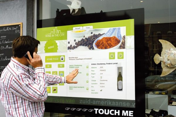 vitrine digitale interactive - affichage publicitaire - wawacom